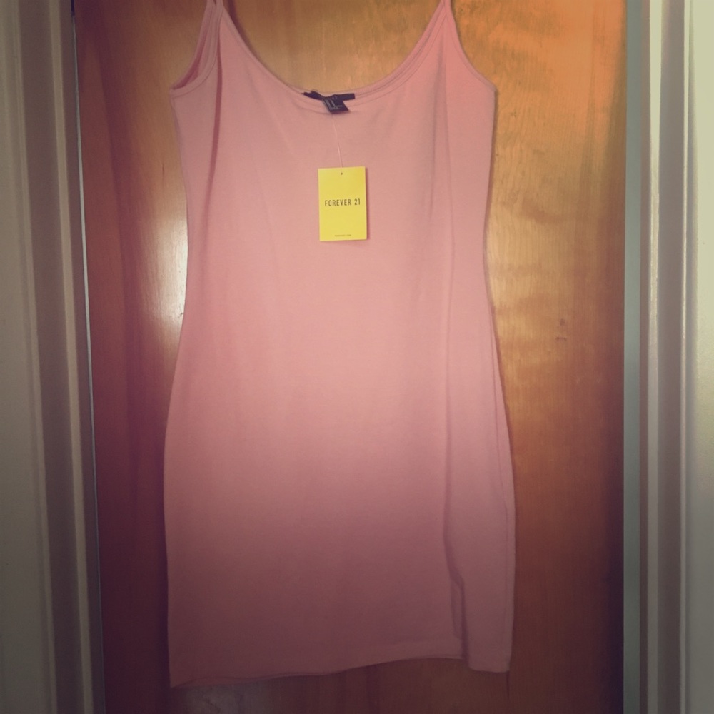 Spaghetti strap dress.